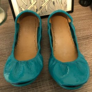 Tieks Blue patent Tieks size 9
